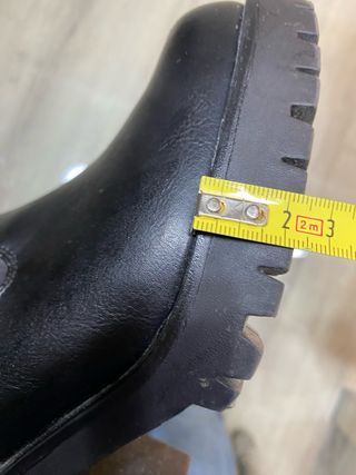 Botas Versace Plataforma Hebilla Dorada