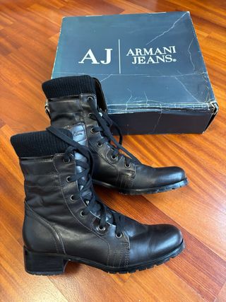 Stivaletti Armani Jeans Pelle N.38
