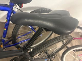 Bicicleta Rockrider Negra y Azul