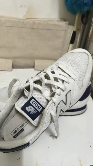 New Balance 500 Hombre Azul/Blanco