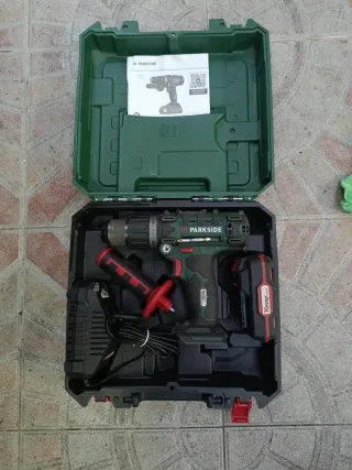 Berbequim Parkside 20V com mala