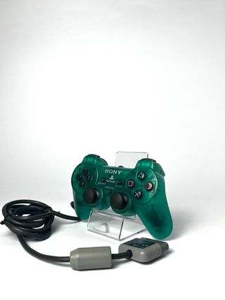 Controller PS2 Sony Verde Trasp. Originale