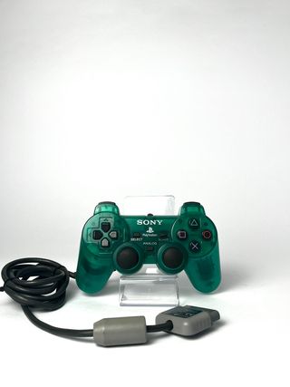 Controller PS2 Sony Verde Trasp. Originale