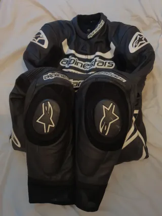 Mono de moto Alpinestars negro Talla USA-42 EU-52