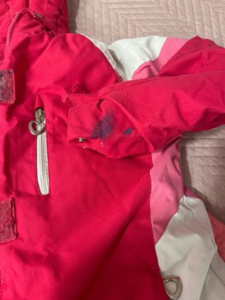Chaqueta de esquí rosa talla 10