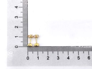 pendientes oro 18k con piedra con diamante