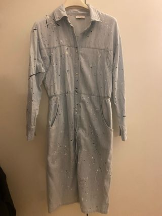 Vestito jeans dixie  con macchie