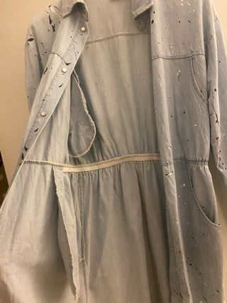 Vestito jeans dixie  con macchie