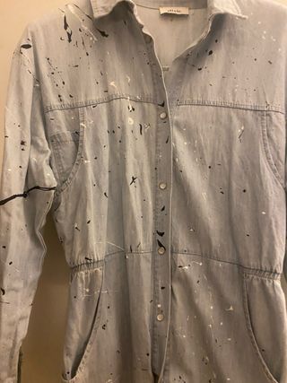 Vestito jeans dixie  con macchie