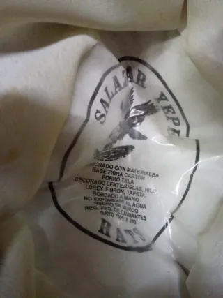 Sombrero Mariachi Bordado a Mano Hilo Lurex