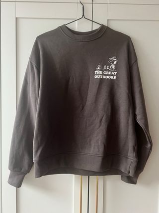 Sudadera Snoopy color gris Talla S