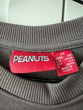 Sudadera Snoopy color gris Talla S