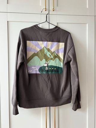 Sudadera Snoopy color gris Talla S