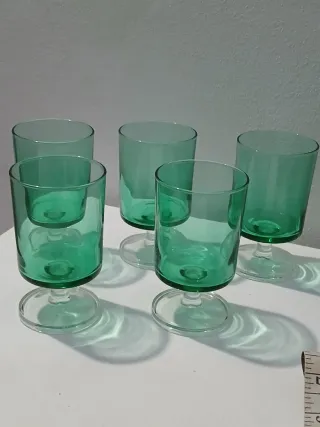 Set 5 Bicchieri Vintage Verdi