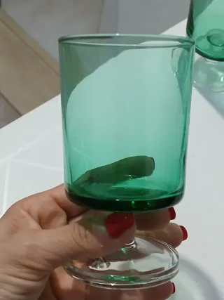 Set 5 Bicchieri Vintage Verdi