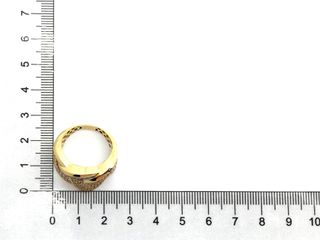 sortija oro 18k con piedra con circonita