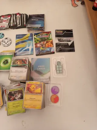 Pack 700 Cartas Pokémon originales + complementos