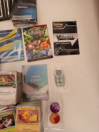 Pack 700 Cartas Pokémon originales + complementos