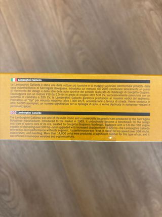 Italeri Lamborghini Gallardo 1:24 Kit di montaggio