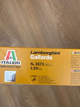 Italeri Lamborghini Gallardo 1:24 Kit di montaggio