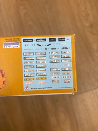 Italeri Lamborghini Gallardo 1:24 Kit di montaggio