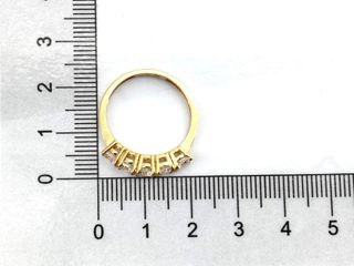 sortija oro 18k con piedra con circonita t. 16 (17,84 mm)