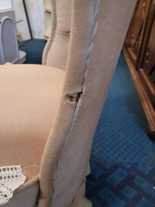 Poltroncina bassa vintage