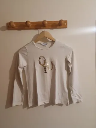 Camiseta manga larga con lentejuelas