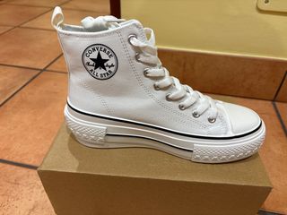 Converse plataforma altas talla 37