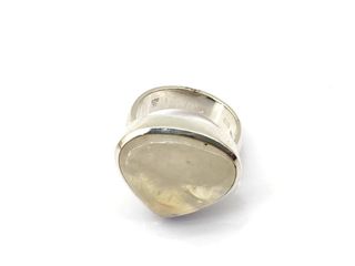 anillo plata 925mm con piedra con circonita