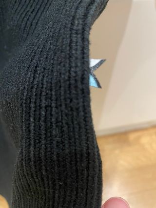 Vestido punto Kling Talla S Rosa y Negro