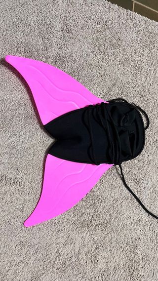 Traje de sirena arcoíris niña 130cm sin marca