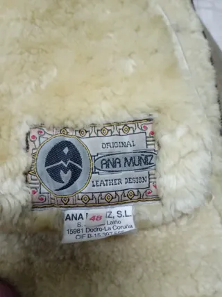 Cazadora de ante y borrego