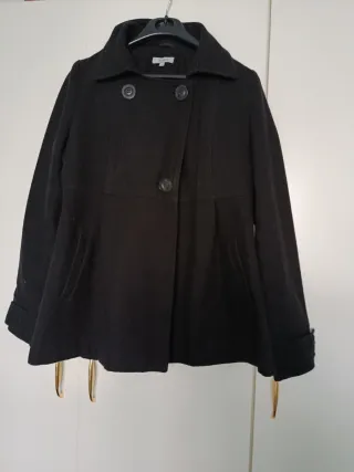 Chaqueta de paño negra