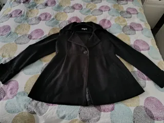 Chaqueta de paño negra
