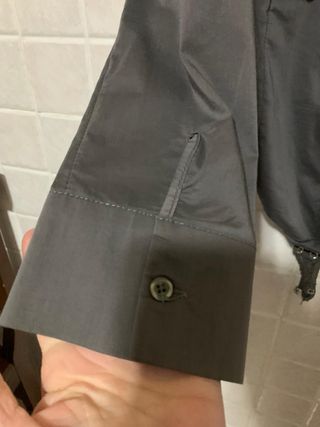 Camicia body nera elegante con rouches Lumina