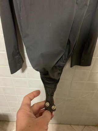 Camicia body nera elegante con rouches Lumina