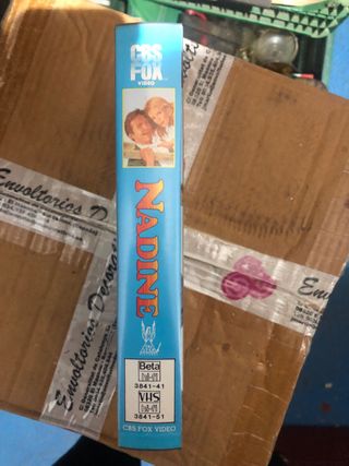 VHS Nadine Jeff Bridges Kim Basinger