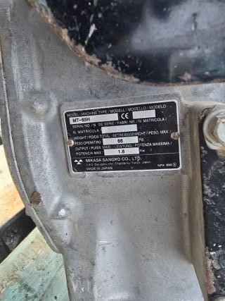 MP2 Ranita compactadora Mikasa MT 65H