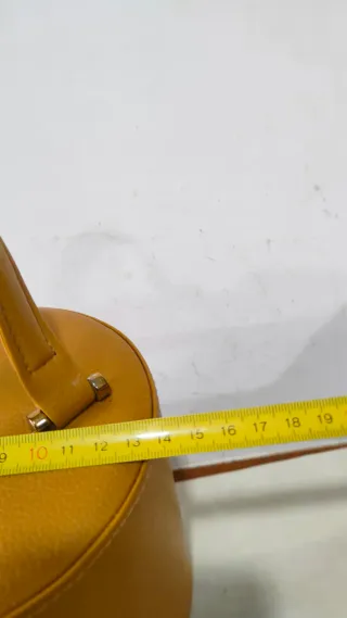 Joyero bolso caja baratijas piel dorado bronce