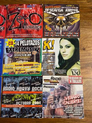 Lote sample riviste metal