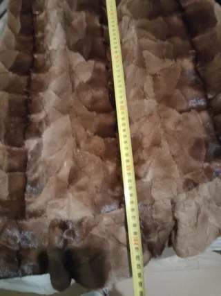 Pelliccia donna color miele