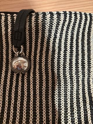 Bolso Parfois Rayas Blanco y Negro