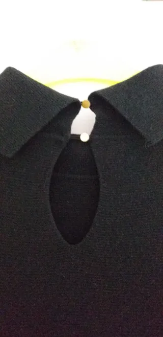 Vestido de punto Sfera negro