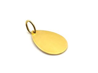 colgante oro 18k con circonita