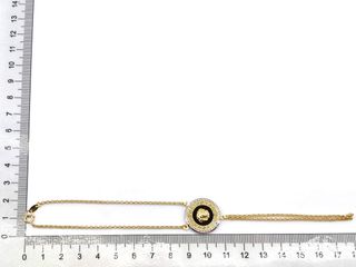 manita oro 18k con piedra con circonita,onix