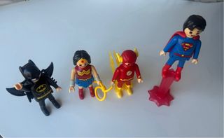 Figuras Playmobil Kinder Maxi DC Comics
