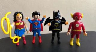 Figuras Playmobil Kinder Maxi DC Comics
