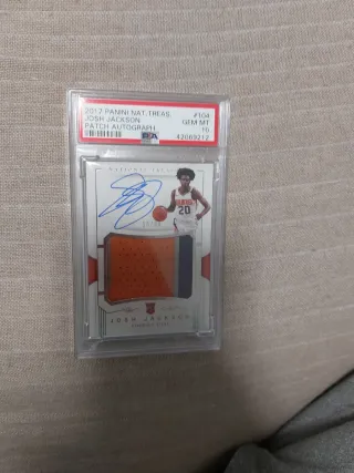 Josh Jackson 2017 Panini Auto Patch