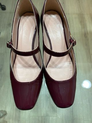 Zapatos charol Bohemian Shoes burdeos